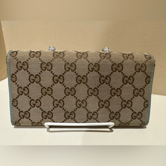 Gucci Mono Bow Continental Wallet - Picture 2 of 11